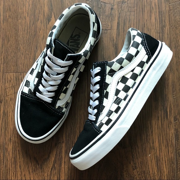 vans primary check old skool price